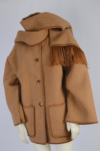 Toteme scarf coat embroidered - toteme,