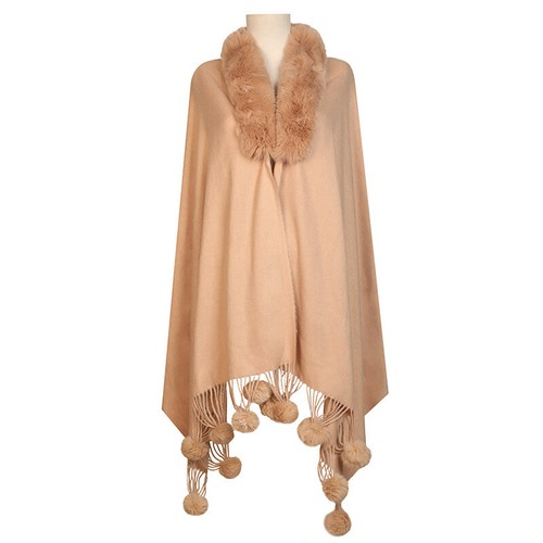 Women faux fur scarf thermal - fur,