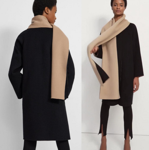 Theory scarf coat - theory,