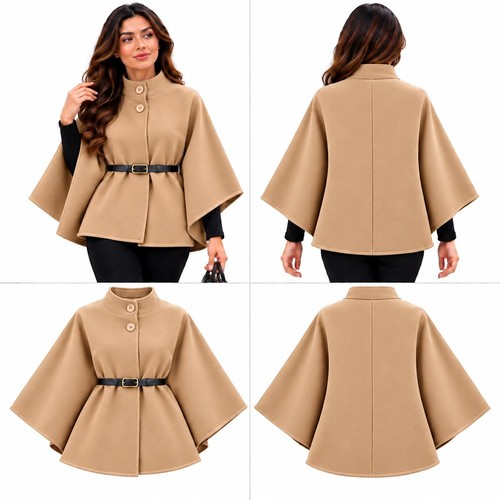 Ladies winter poncho cape - poncho,