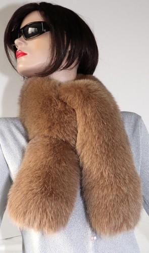 Fur scarf blue fox - fox, mink